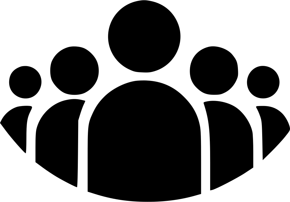 People Clipart Black And White Png , Png Download Transparent Png (980x684), Png Download