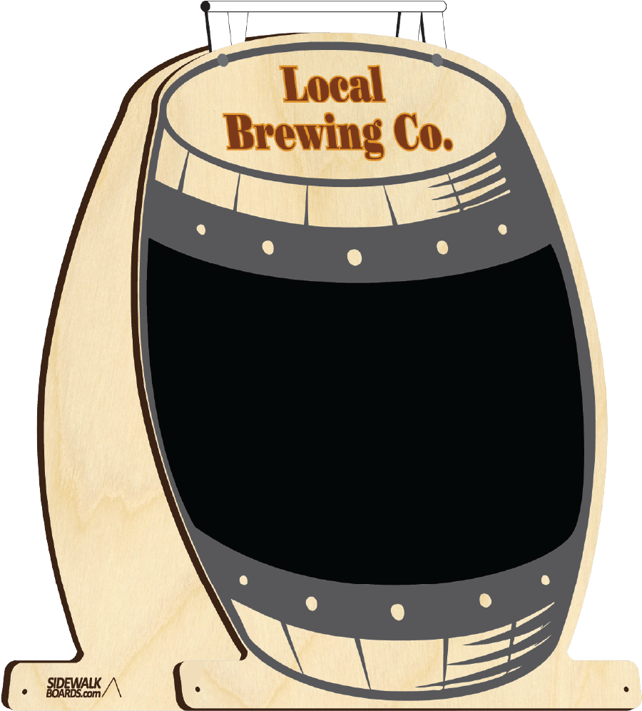 Brewery Sidewalk Boards Stock Design Clipart (1160x1160), Png Download