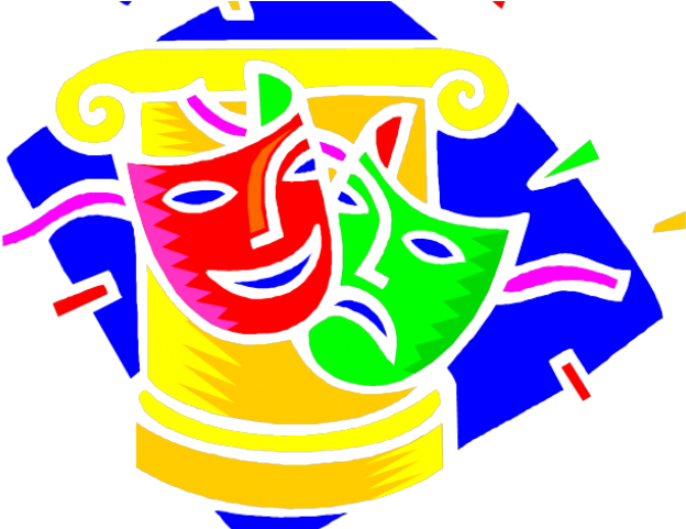 Mask Clipart Performing Art - Png Download (640x480), Png Download