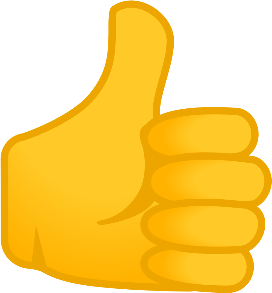 Thumbs Up Icon Clipart (1024x1024), Png Download