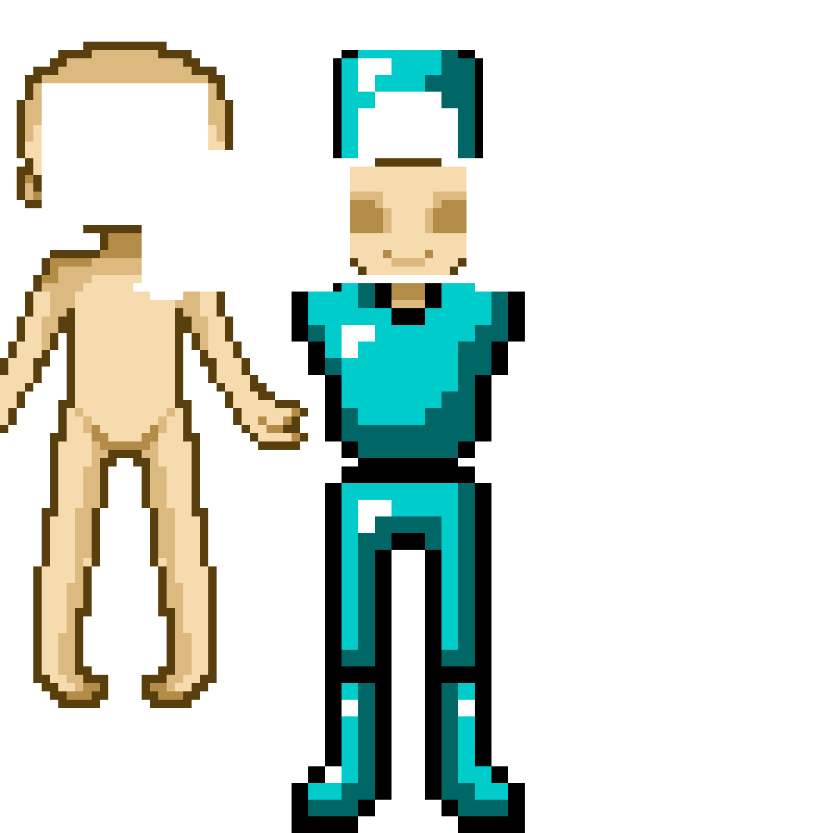 Minecraft Dude Clipart (1200x1200), Png Download