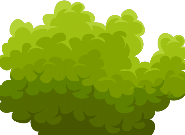 Bushes Clipart Cartoon - Png Download (640x480), Png Download