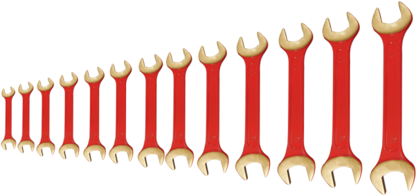 Wrench, Double Open End Set-13pcs Clipart (600x600), Png Download