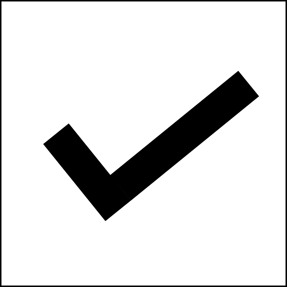 Checked Svg Icon Free Clipart (980x980), Png Download