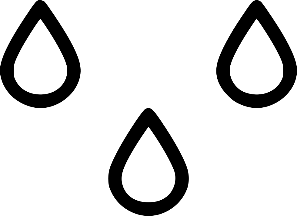 Drizzle Rain Drops Droplet Drop Water Comments Clipart (980x714), Png Download