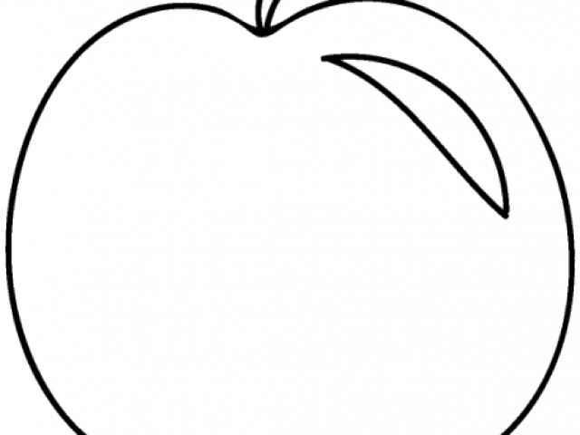 Drawn Apple Leaf Drawing Clipart (640x480), Png Download