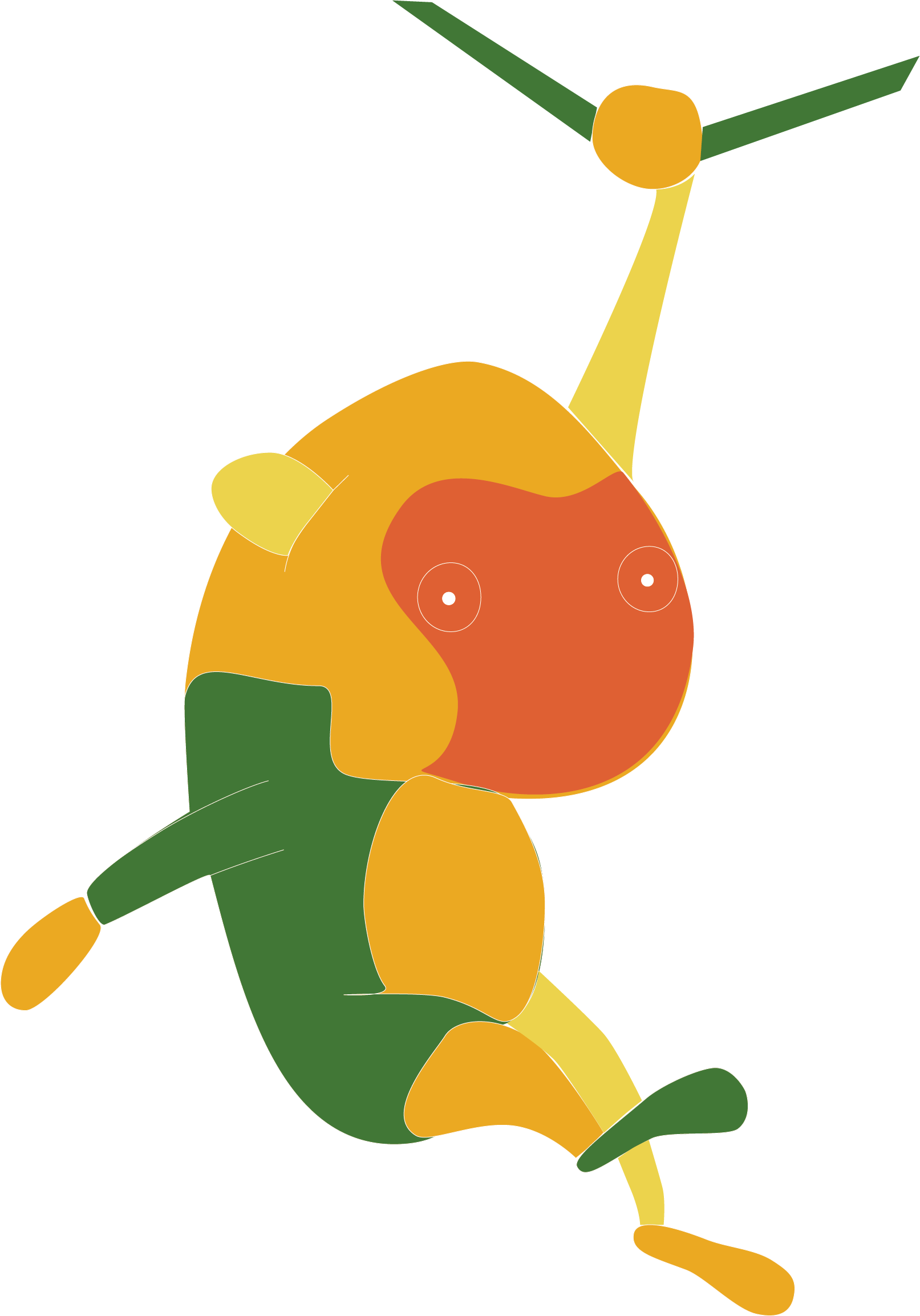 Monkey Clip Art - Png Download (1613x2307), Png Download