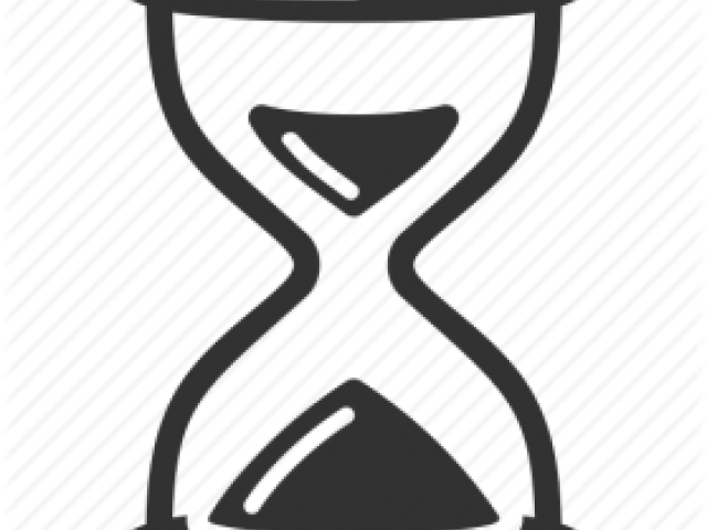 Hourglass Clipart Black And White - Png Download (640x480), Png Download