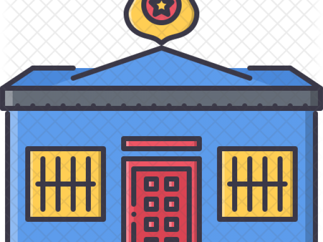 Building Clipart Police Station - Png Download (640x480), Png Download