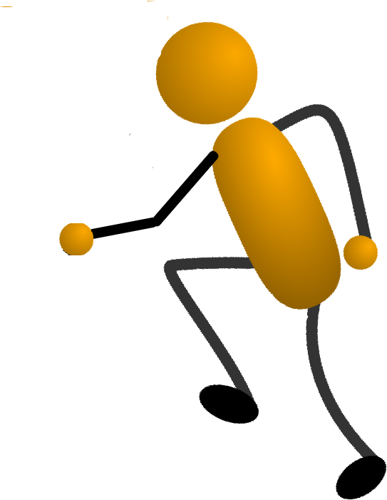 Firmtacami Clip Art Running Stick Figure Vehzsm Clipart - Png Download (543x701), Png Download