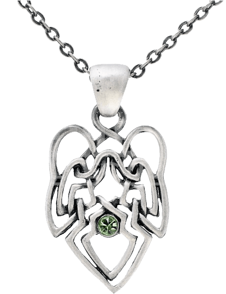 Celtic Knot Heart Necklace Clipart (625x625), Png Download