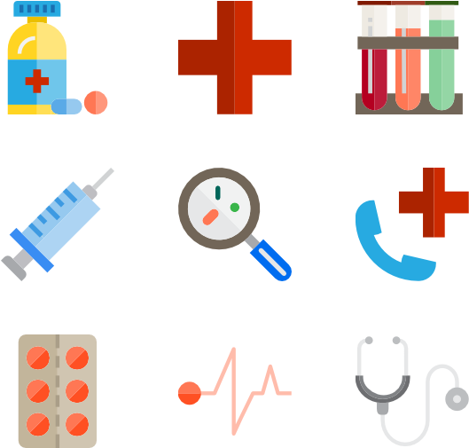 Laboratory Icons Free Health Care Clipart (600x564), Png Download