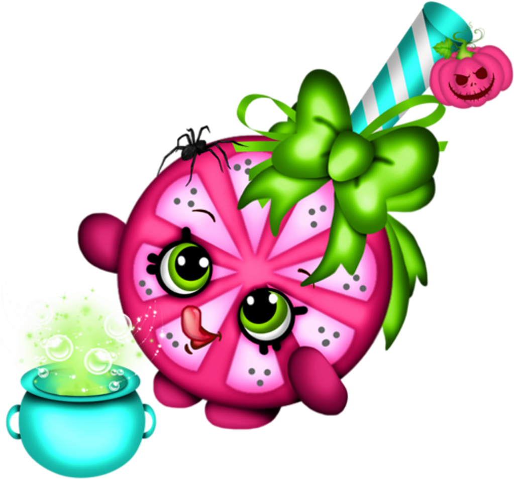Halloween Cute Candy Trickortreat Cauldron Magic Pink Clipart (1024x1024), Png Download