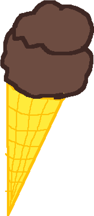 Chocolate Cone Clipart (1400x1400), Png Download