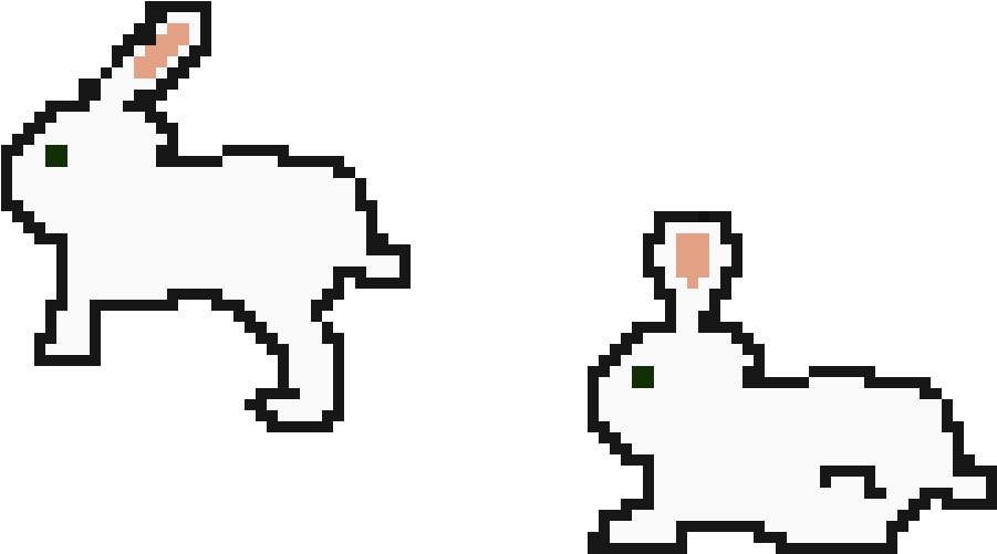 Bunnie And Carrot Clipart (1090x690), Png Download