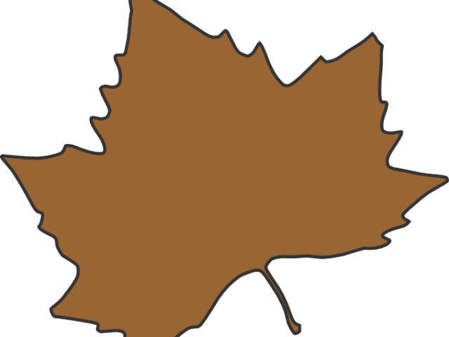Maple Leaf Clipart Brown - Png Download (640x480), Png Download
