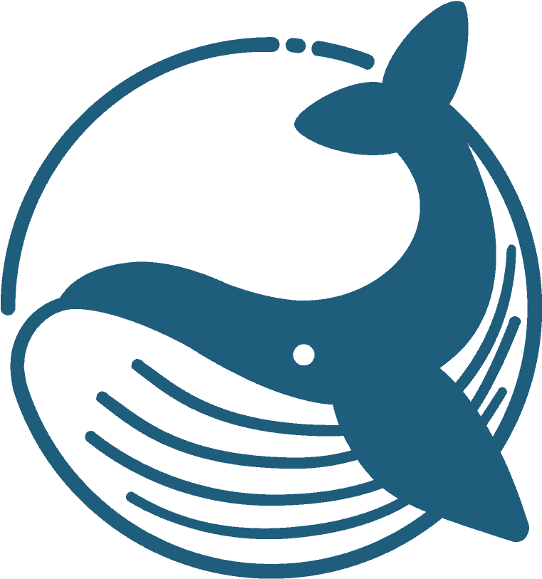 Blue Whale Clipart (1080x1080), Png Download