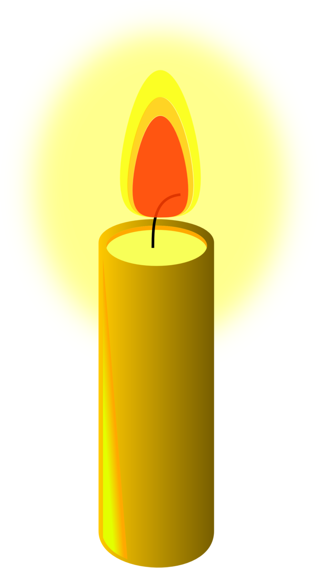 Beeswax Candle Clipart (958x1355), Png Download