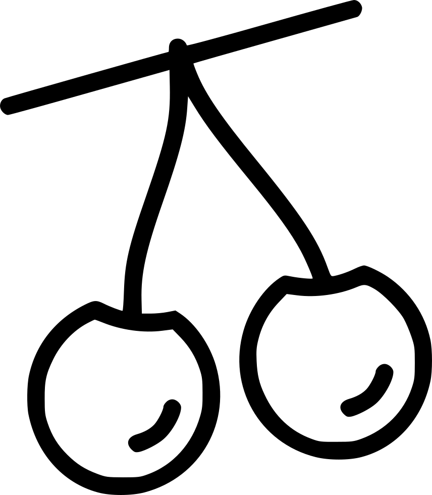 Cherry Fruit Spring Cherries Comments Clipart (856x980), Png Download