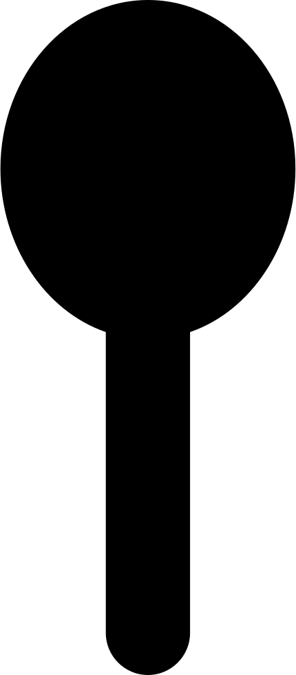 Black Shape Of An Object Like A Clipart (430x980), Png Download
