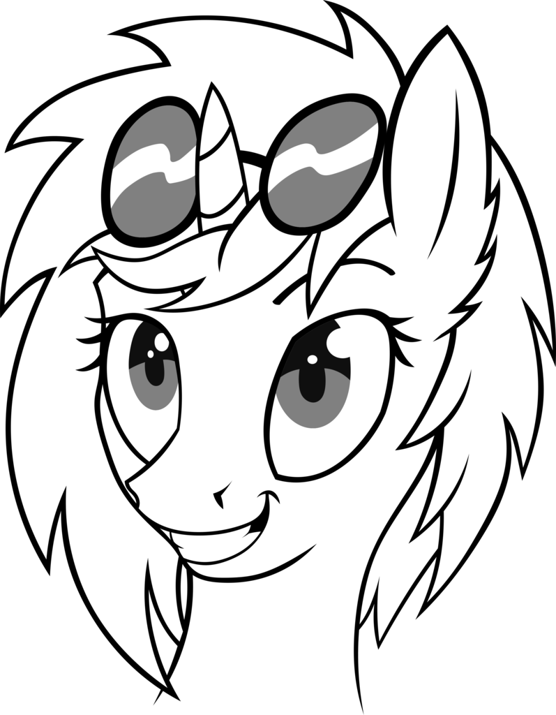 Artist Alcesmire Dj Pon Female Artistalcesmire Clipart (797x1024), Png Download