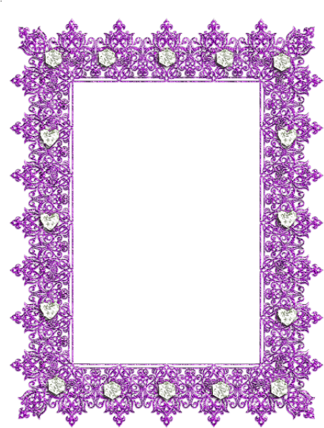 Free Png Best Stock Photos Purple Transparent Frame Clipart (480x640), Png Download