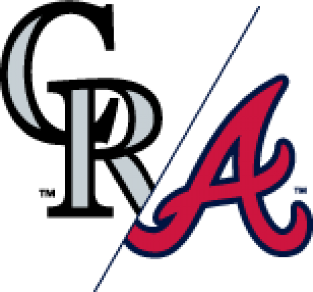 Colorado Rockies At Atlanta Braves Clipart (640x598), Png Download
