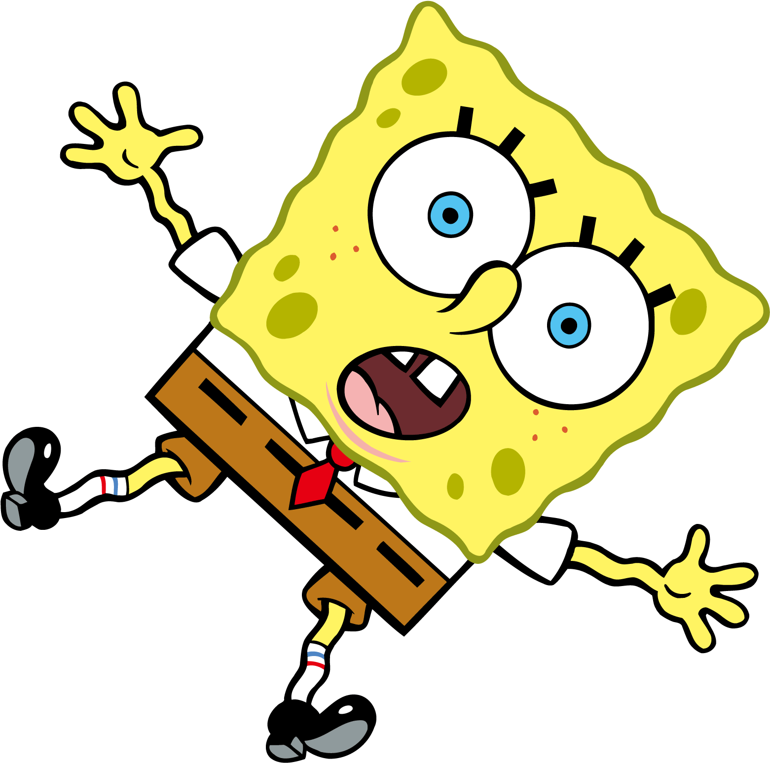 Drawn Cheese Spongebob Squarepants Clipart (1753x1628), Png Download