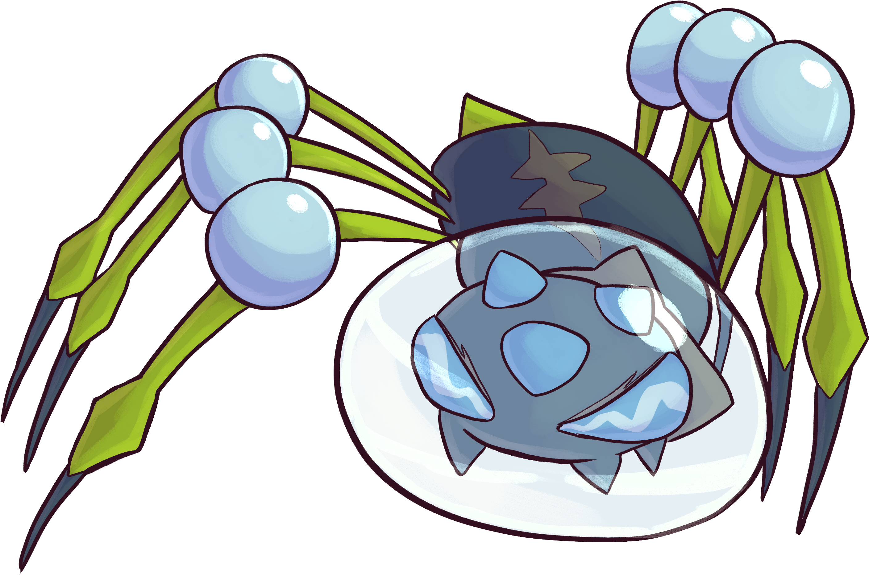 Araquanid Clipart (3126x2201), Png Download