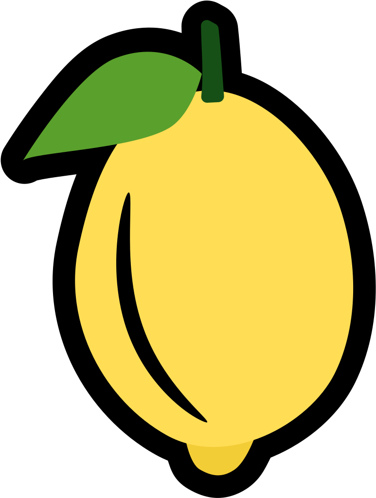 Lemon Icon Clipart (1024x1024), Png Download