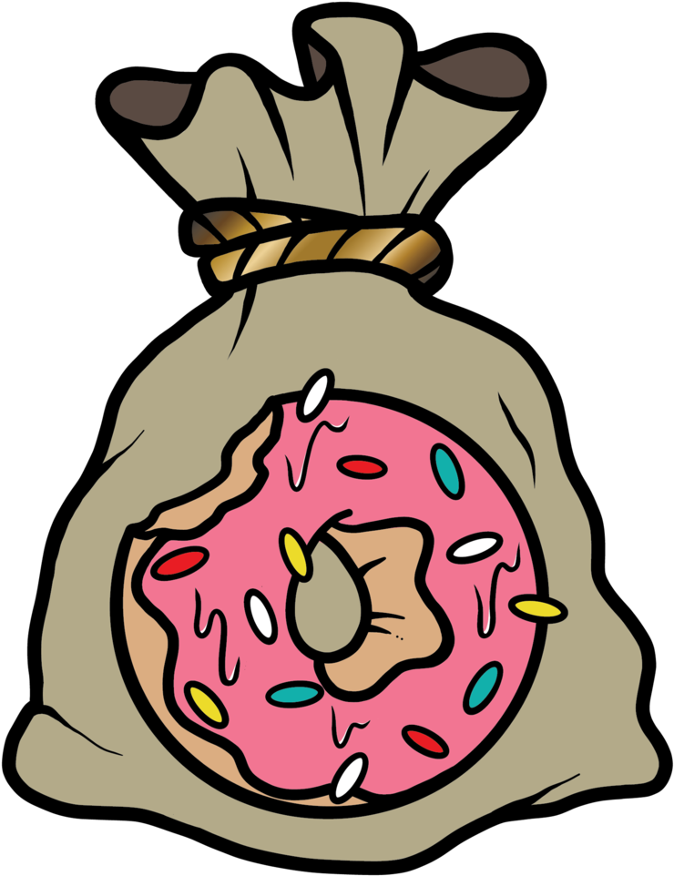 Secure The Bag Hustle 'n Dough Pin Clipart (1000x1000), Png Download