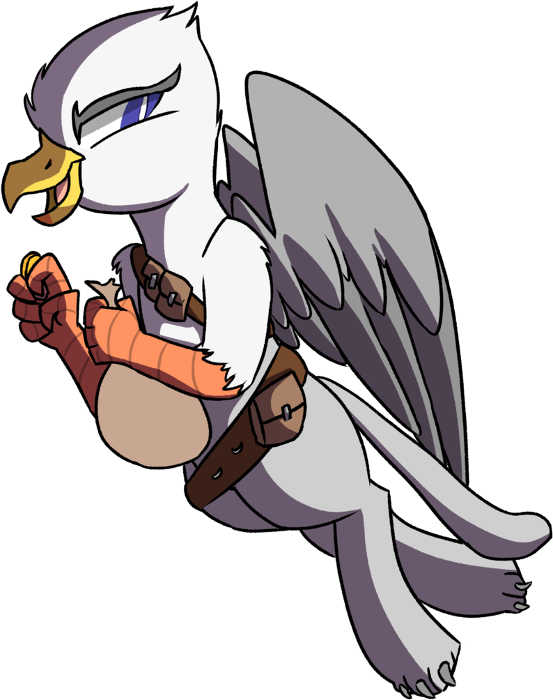 Themodpony, Beak, Belts, Bits, Flying, Griffon, Male, Clipart (1009x1024), Png Download