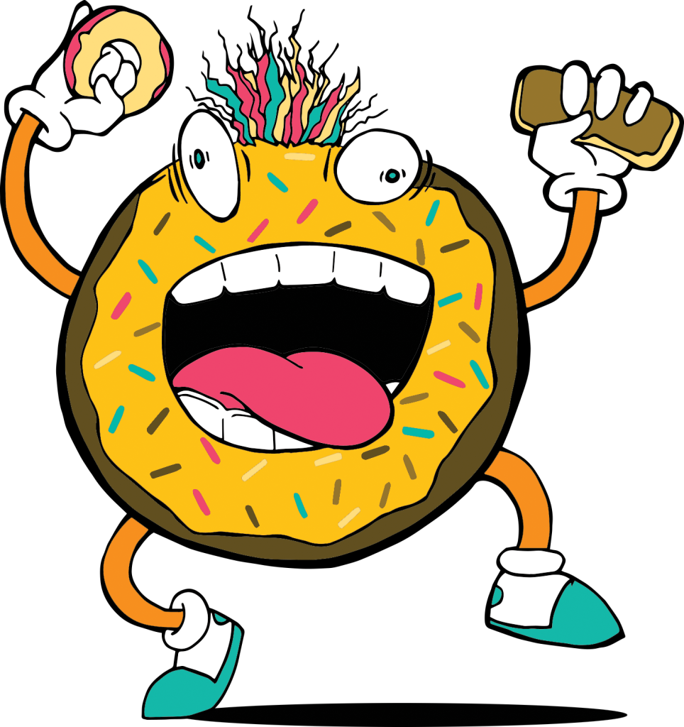 Go Nutz Donut Shop Clipart (964x1024), Png Download