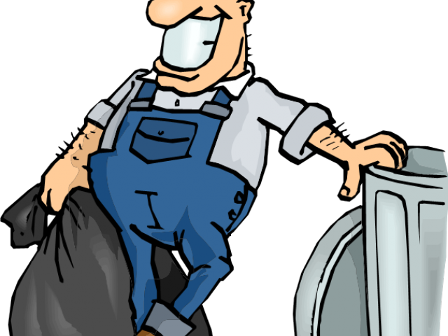 Trash Clipart Garbage Worker - Png Download (640x480), Png Download
