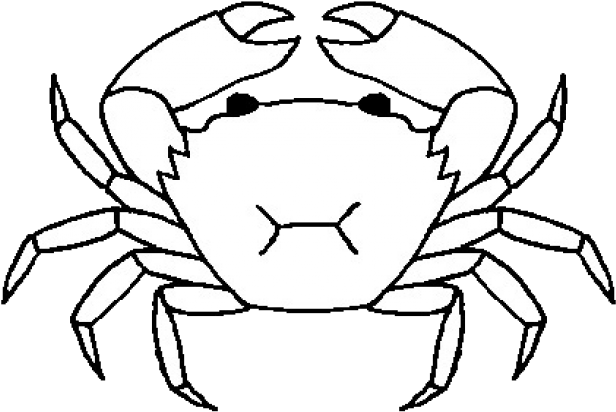 Marina Clipart Crab Drawing - Png Download (640x480), Png Download