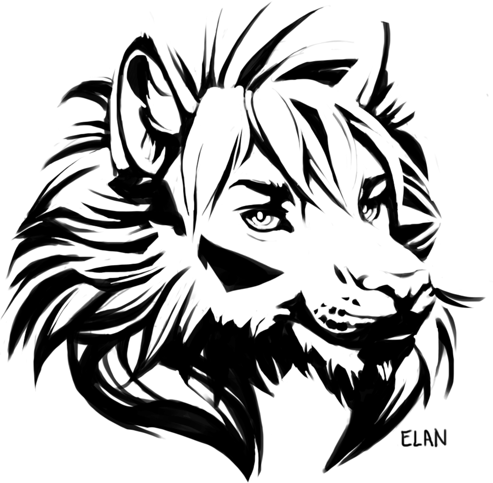 Stencil Elan Clipart (972x953), Png Download