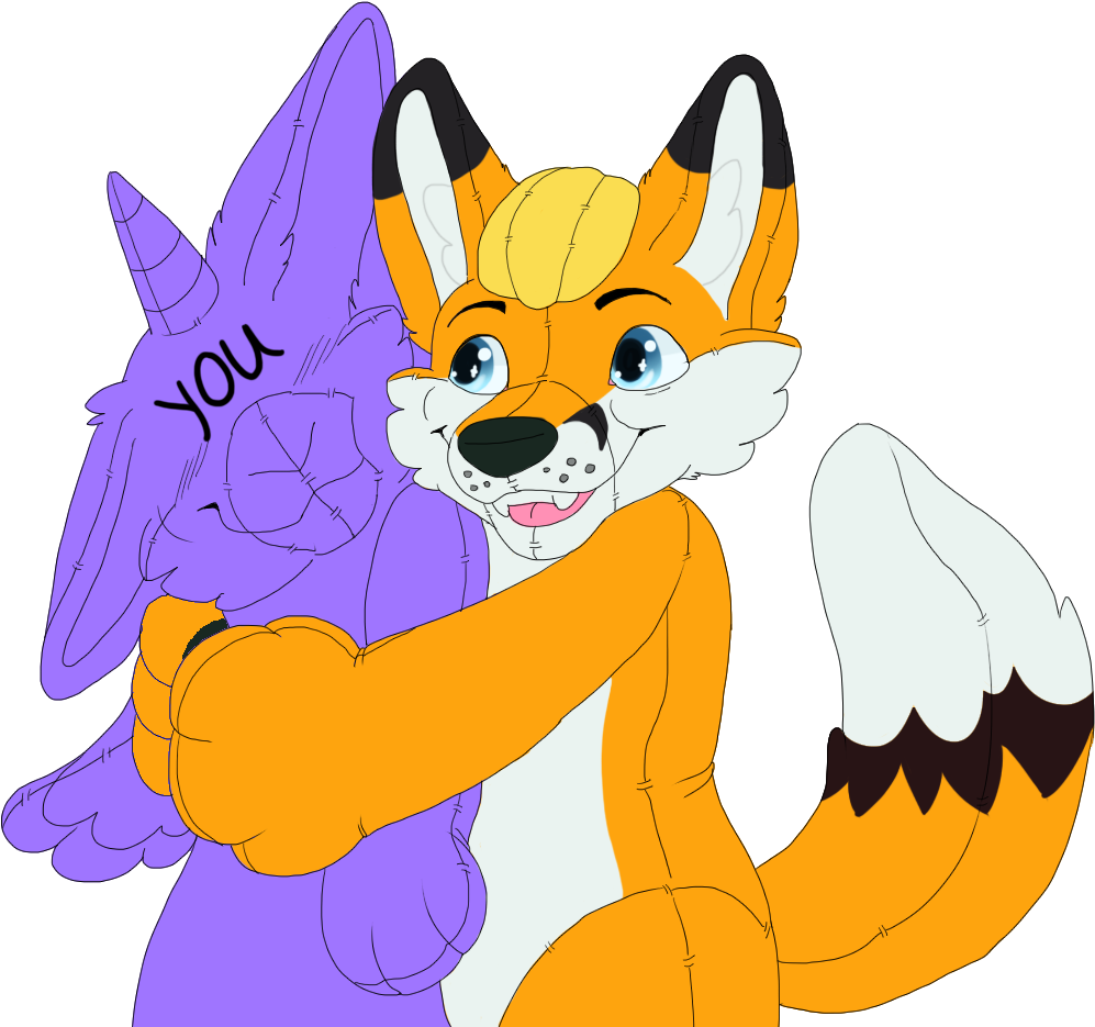 *hugs You* By Artificialmonster Clipart (1030x1030), Png Download