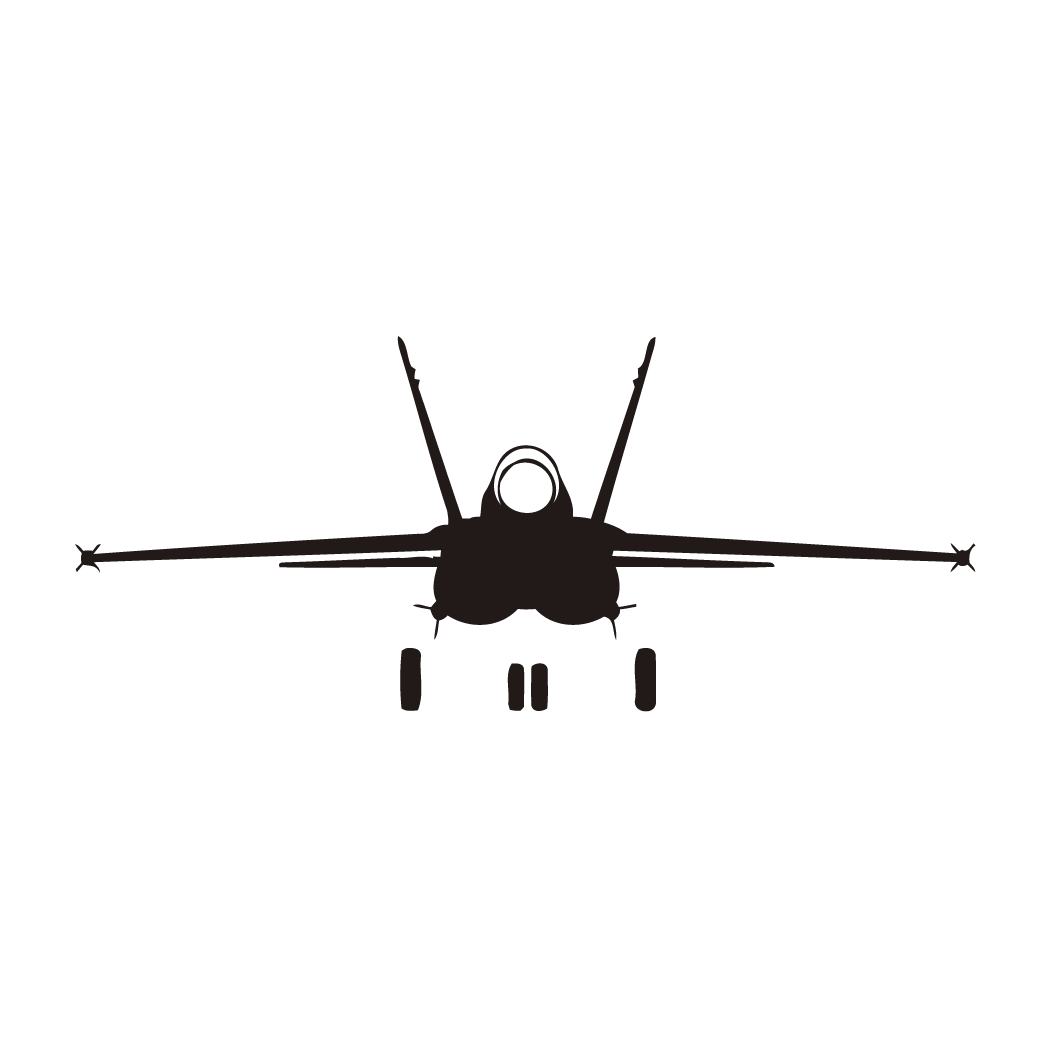 Aircraft Archives Photomal Com F Front View Ⓒ Clipart (1051x1051), Png Download