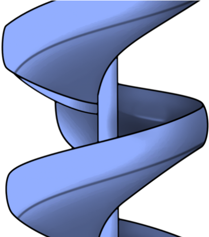 Stairs Clipart Swirly - Png Download (640x480), Png Download