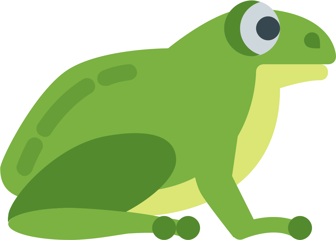 Frog Jumping Png Clipart (1600x1600), Png Download