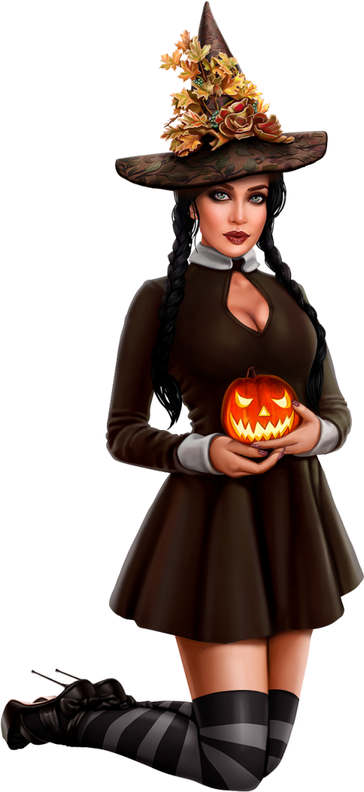 Hd Avh Wendy 5 Tube, Witch, Clip Art, Witches, - Png Download (640x1215), Png Download