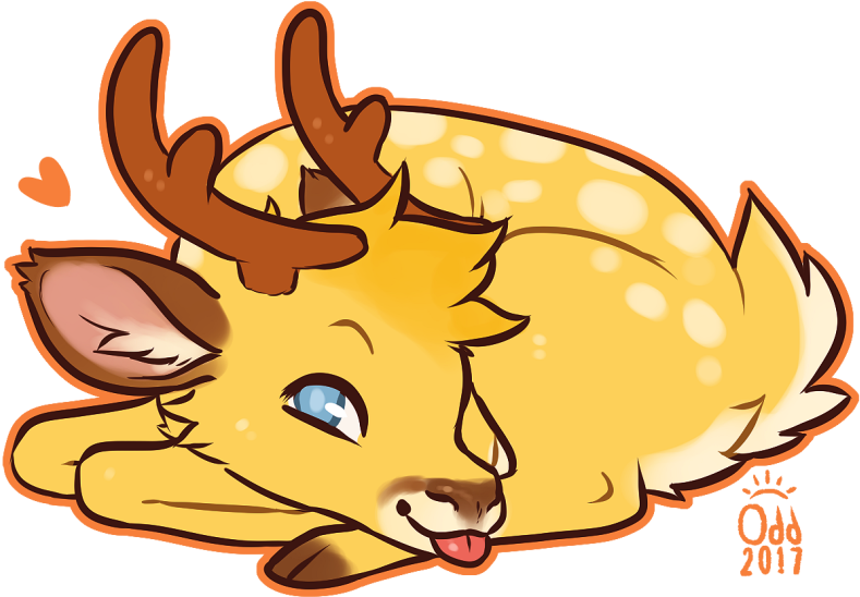 Spotted Deer Spotted A Comfy Spot Clipart (1007x656), Png Download