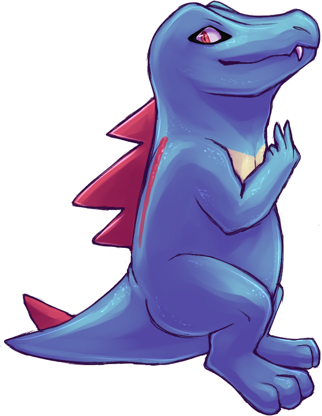 Totodile Clipart (800x948), Png Download