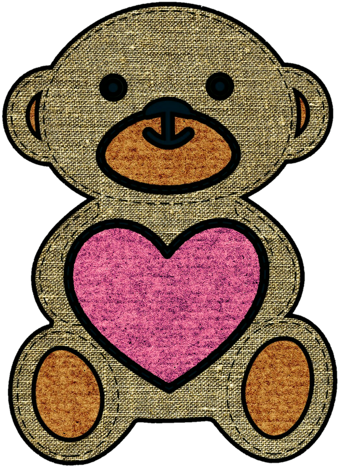 Bears Bear Fabric Clipart (1280x960), Png Download