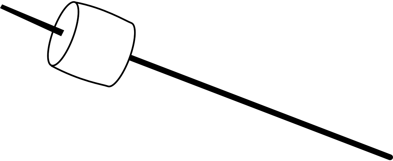 Marshmallow Stick Candy Clipart (1280x640), Png Download