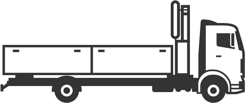 Crane Trucks Clipart (1221x346), Png Download