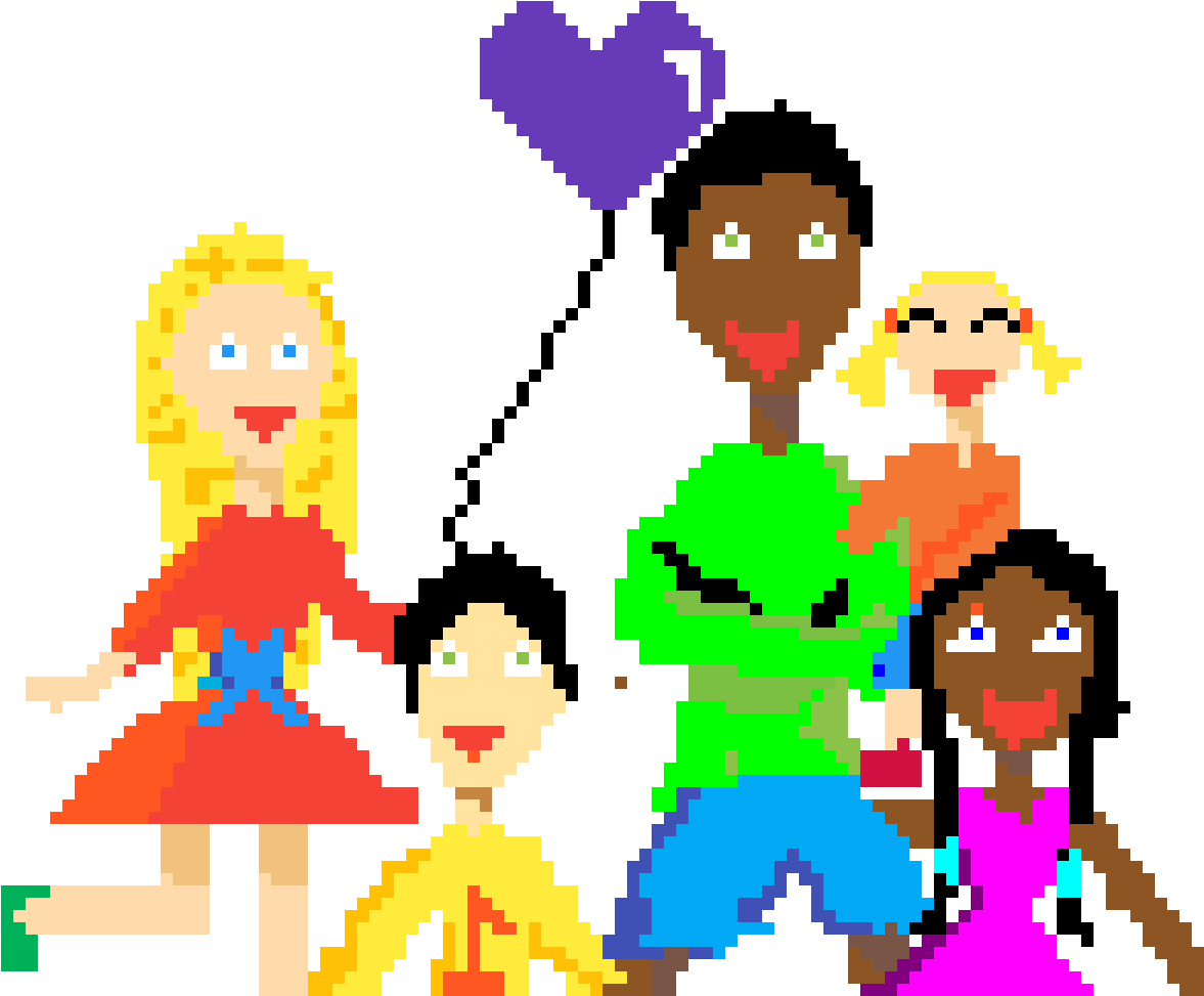 Our Happy Little Family Clipart (1200x1200), Png Download