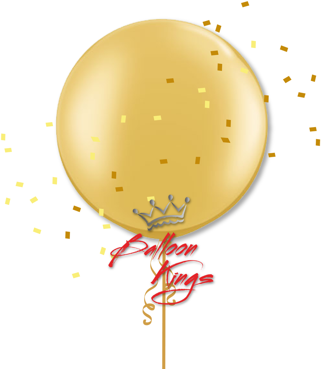36in Pearl Gold Clipart (1280x1280), Png Download