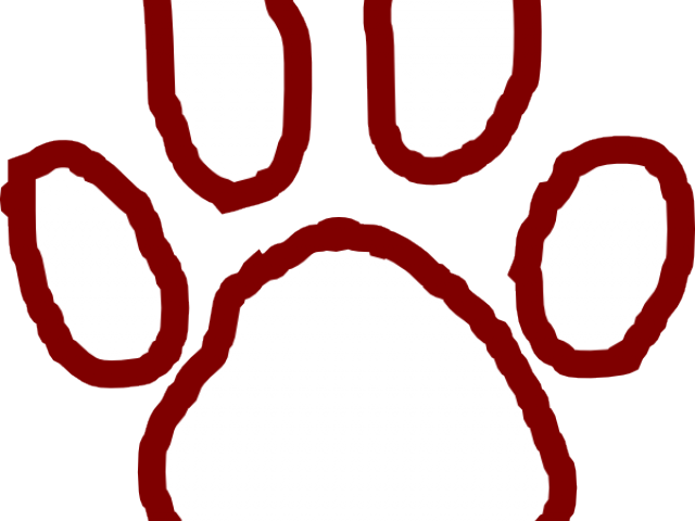 Grizzly Clipart Paw Print - Png Download (640x480), Png Download