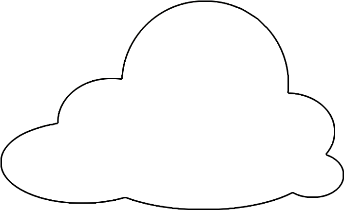 Map Symbol - Cloudy Clipart (722x648), Png Download